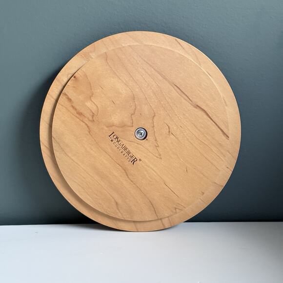 Longaberger 2002 Woven Memories Basket WoodCraft Lid Homestead Plaid Vintage T63 - Picture 3 of 4